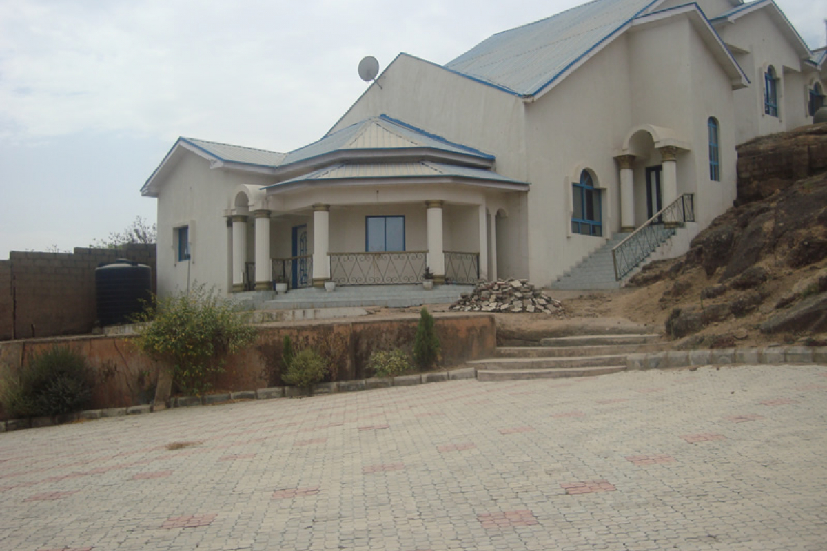 family house front