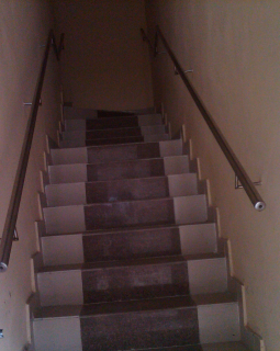 10. staircase that leads to the upper flat