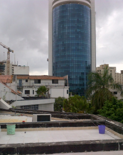 17. pent roof overlooking total building and eko hotel
