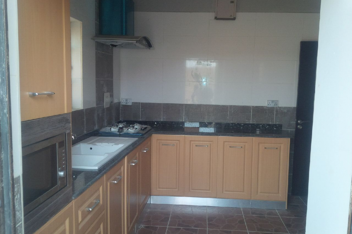 14. fitted kitchen view 1